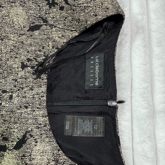 Liz Claiborne Floral Midi Dress - Black and Brown - Picture 7 of 7